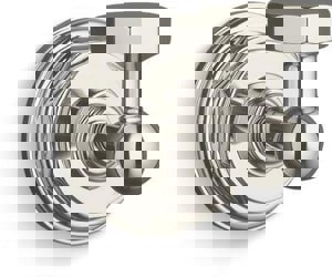 1 Robe Hook in Vibrant Polished Nickel